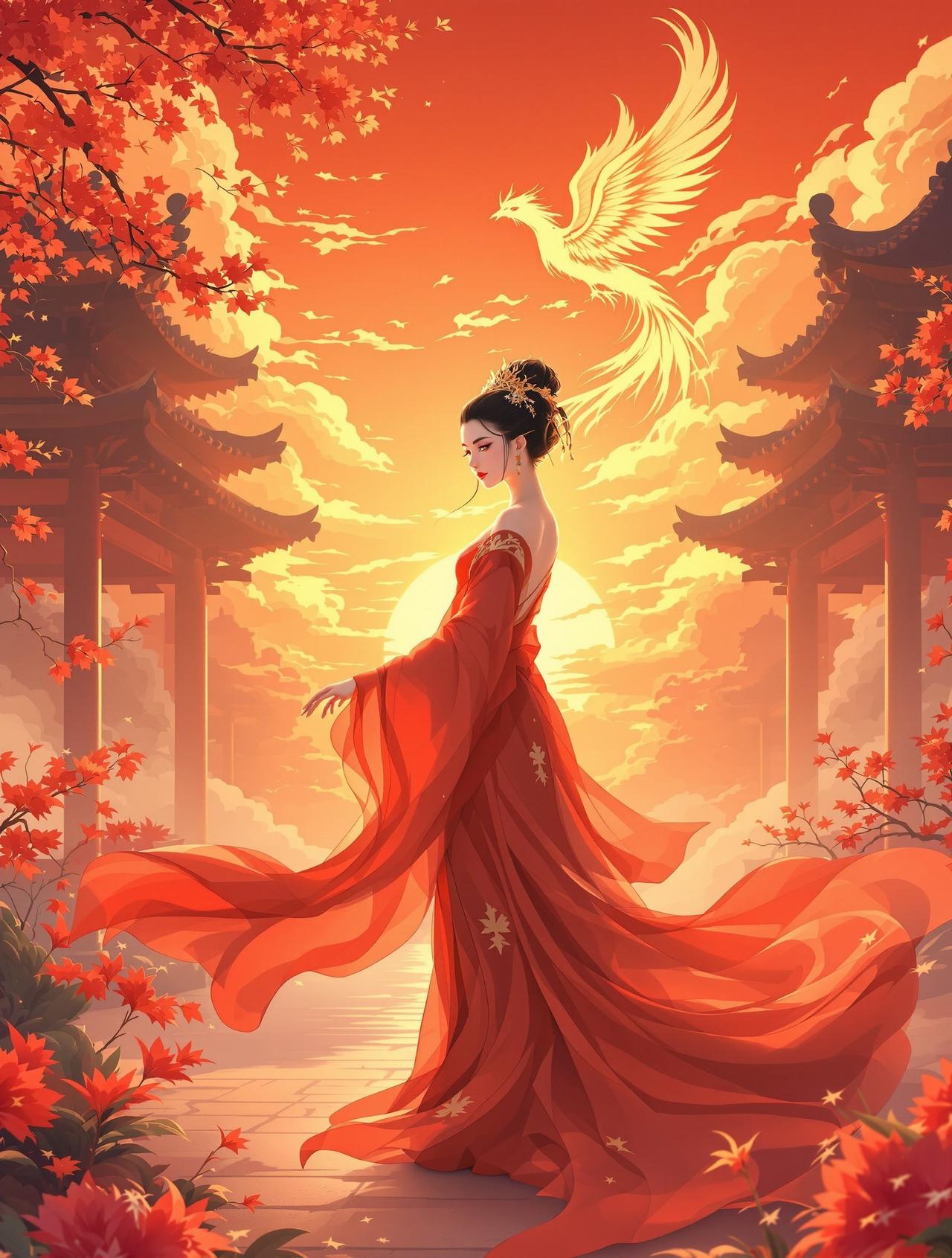 凤凰涅槃之绝世女帝 - 韩国网络短剧热门玄幻修仙动漫短剧